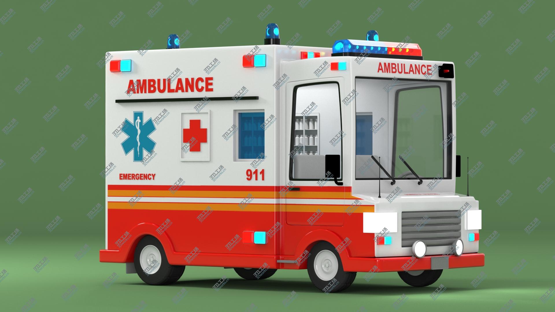images/goods_img/202105072/Ambulance cartoon model/1.jpg